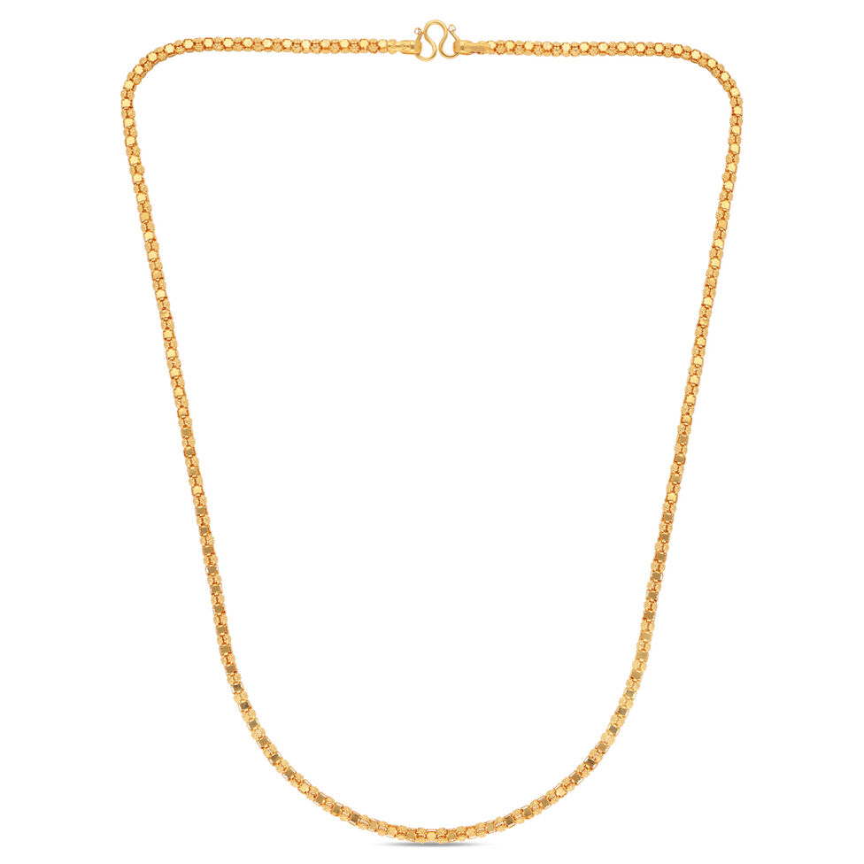 Plain Gold Hand made Chain variants