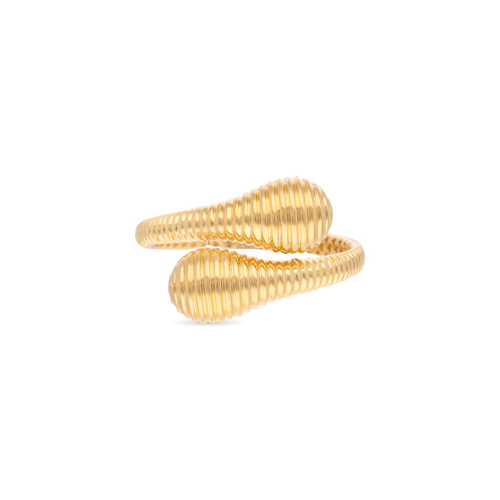 PLAIN GOLD LADIES RING IN CASTING