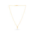 Diamond Chain Pendant in 1 Stone