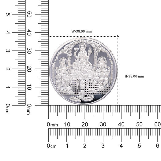 Coin - Ganesha Lakshmi and Saraswati