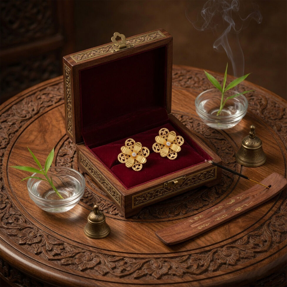 TP Filigree/Die/gold beads