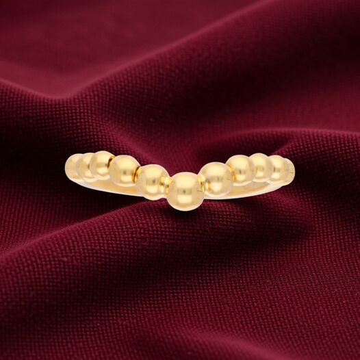 PLAIN GOLD LADIES RING IN CASTING