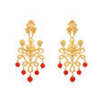 PLAIN GOLD EARDROPS IN CASTING DESIGN