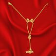 PLAIN GOLD HAND SET/HATHPHOOL DESIGN