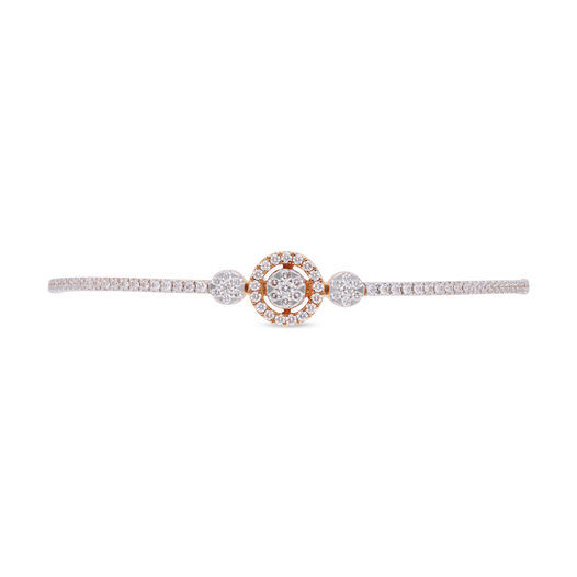 Diamond Bracelet In Stiff Patern
