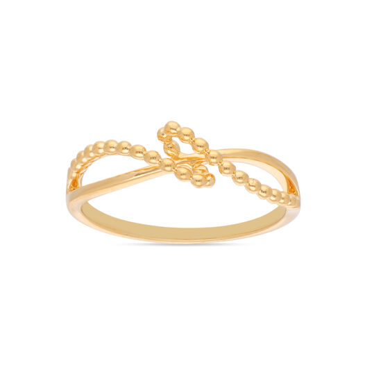 PLAIN GOLD LADIES RING IN CASTING