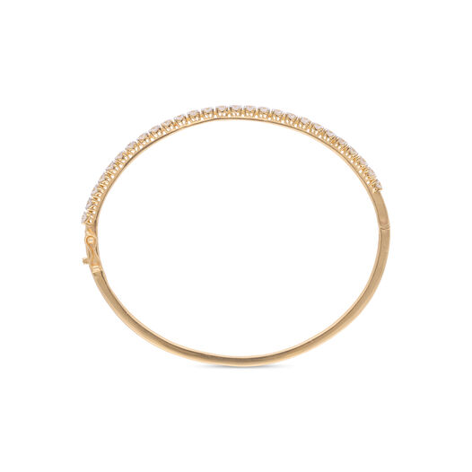 Diamond Bracelet In Stiff Patern
