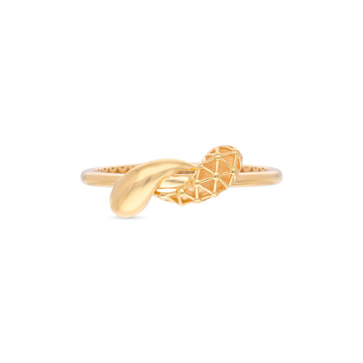 PLAIN GOLD LADIES RING IN CASTING