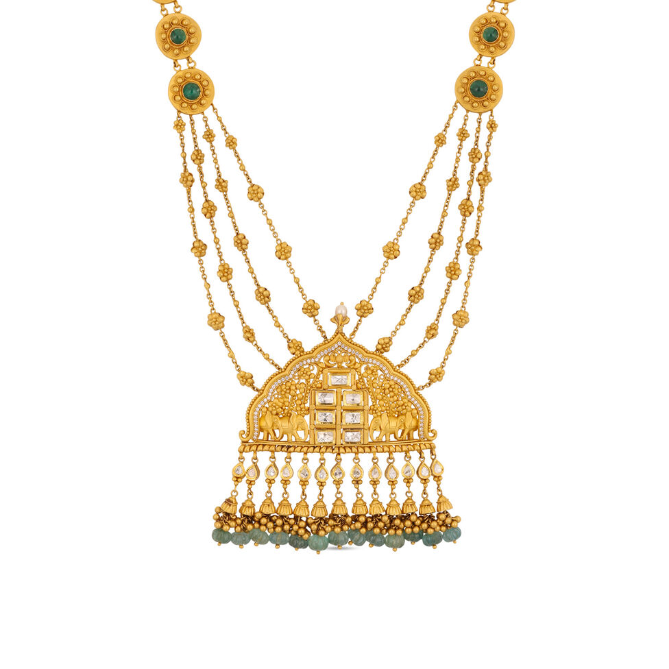 GEMSET NECKLACE IN SPREZZATURA DESIGN