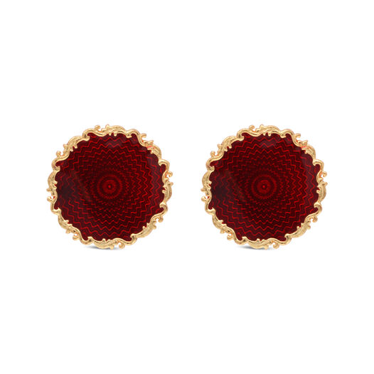 MN in Plain Silver Cufflinks