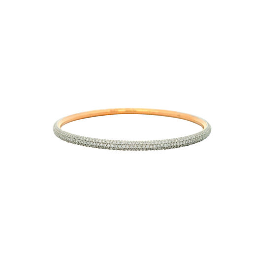 Diamond Bangle pair in fancy design