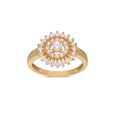 GEMSET GOLD LADIES RING IN CASTING