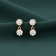 DR set with solitaire and cluster Dia