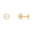 Gemset Ear Stud- Opensetting