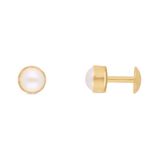 Gemset Ear Stud- Opensetting