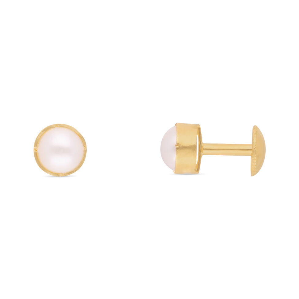 Gemset Ear Stud- Opensetting