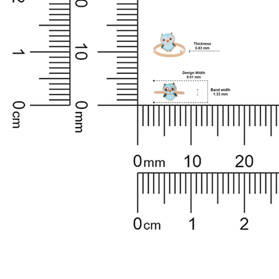 PlainGold Ring'HoneyBee'kids1-12