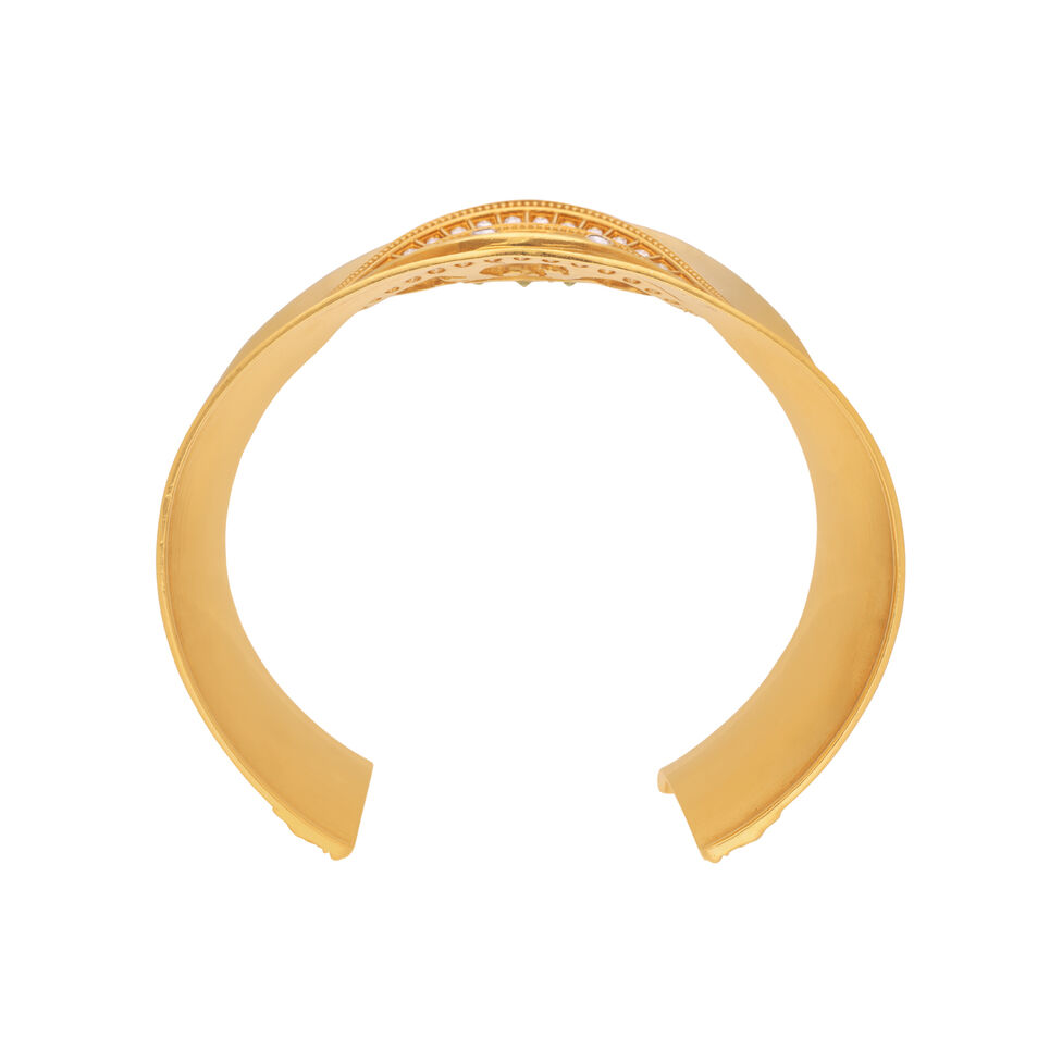 Uncut Diamond, Gemset bangle, open set