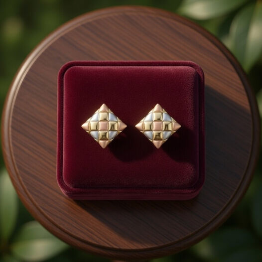 Gold Vallies/Hoops in Filigree pattern