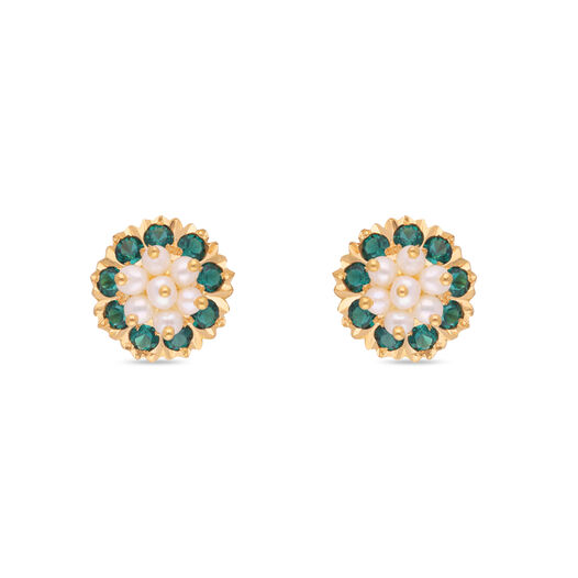 Gemset Ear Stud- Opensetting