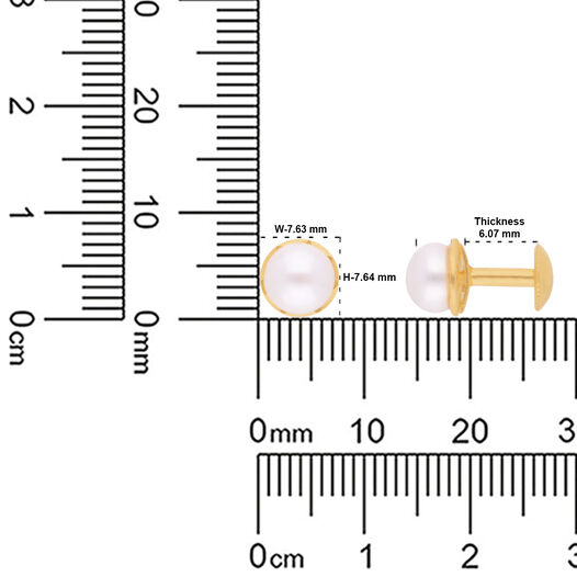 Gemset Ear Stud- Opensetting