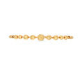 Plain Gold bead/die work Flexi Bracelets