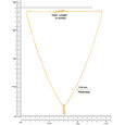 Diamond Chain Pendant in 1 Stone