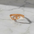 Diamond Ring in Fancy Design for Ladies