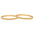 Gold Bangle Pair Machine cuttingHollow