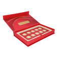 1gm Gold Foil Coin Set of 10 Pieces-Tree