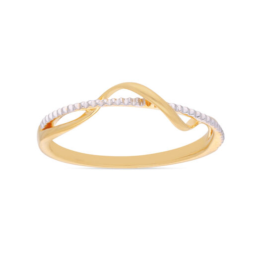 PLAIN GOLD LADIES RING IN CASTING