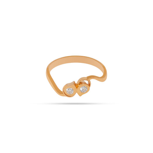 Diamond Ring in Fancy Design for Ladies