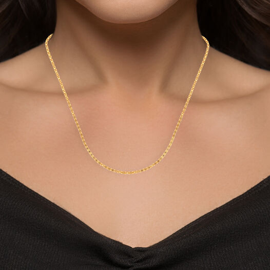Plain Gold Hand made Chain variants
