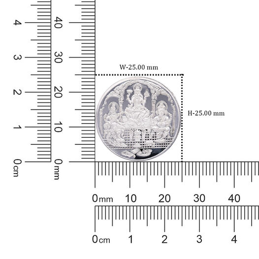 Coin - Ganesha Lakshmi and Saraswati