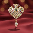 Pendant in Gandaberunda Design with Dia