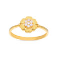 GEMSET GOLD LADIES RING IN CASTING