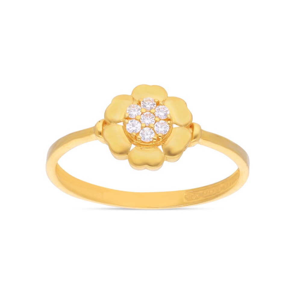 GEMSET GOLD LADIES RING IN CASTING