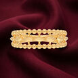 PLAIN GOLD LADIES RING IN CASTING