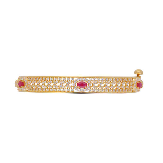 GEMSET BANGLE PAIR IN CASTING DESIGN