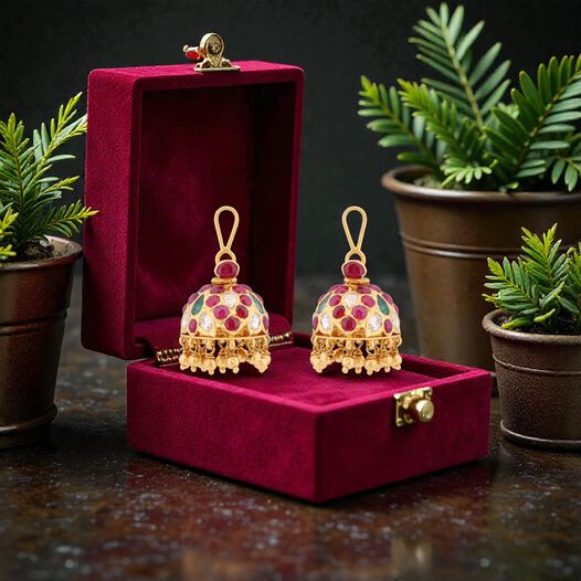 JHUMKA IN KUNDALAVELAI FANCY DESIGN