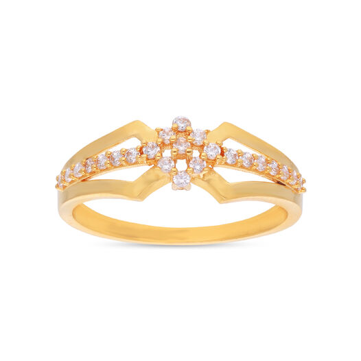 GEMSET GOLD LADIES RING IN CASTING