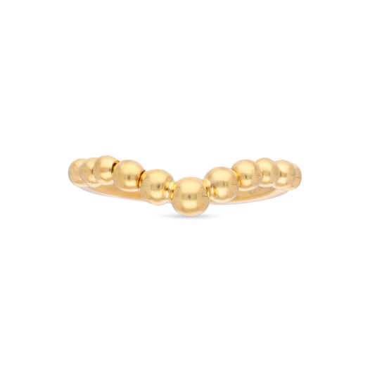 PLAIN GOLD LADIES RING IN CASTING