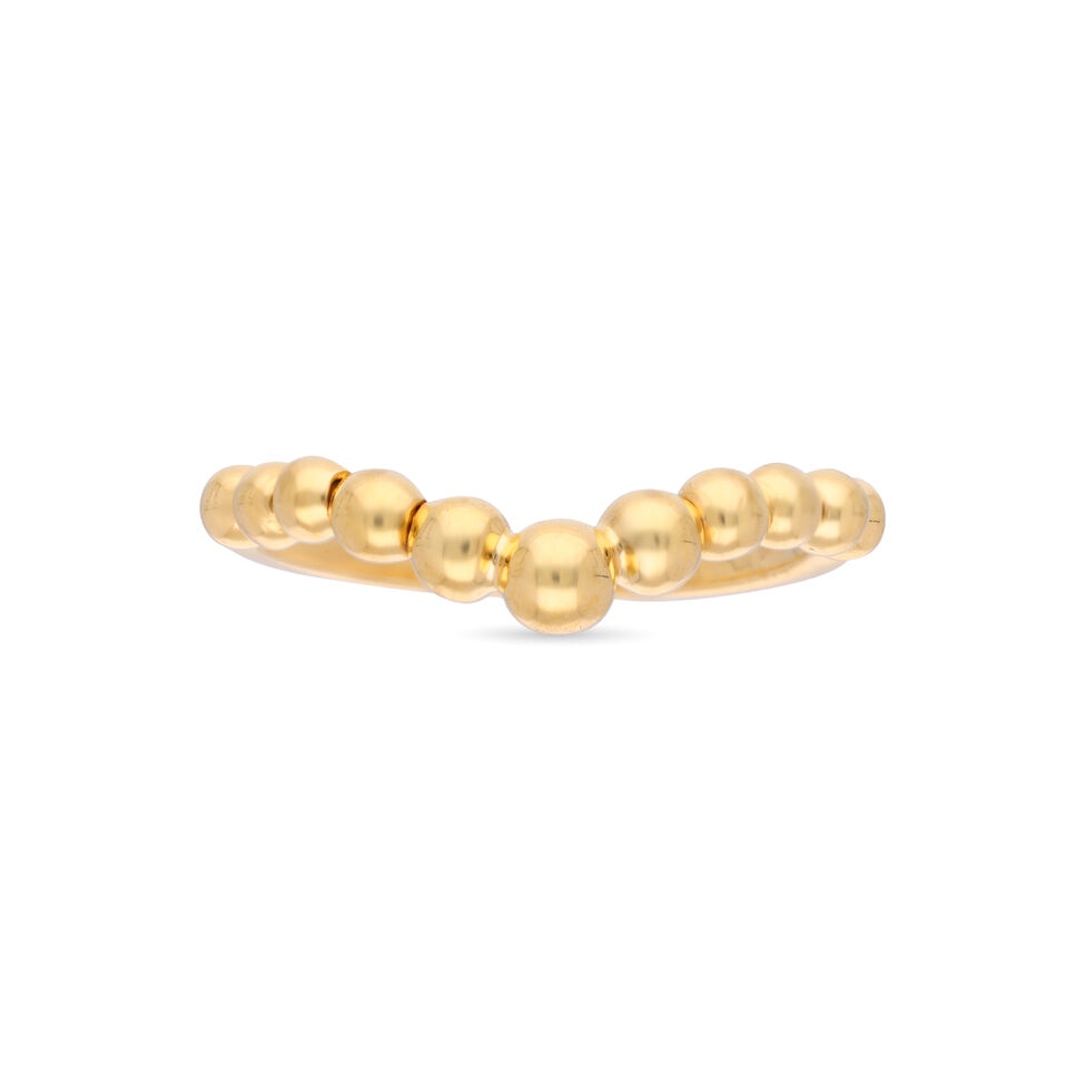 PLAIN GOLD LADIES RING IN CASTING