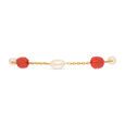 GEMSET BANGLE TIES WITH GOLD WIRES
