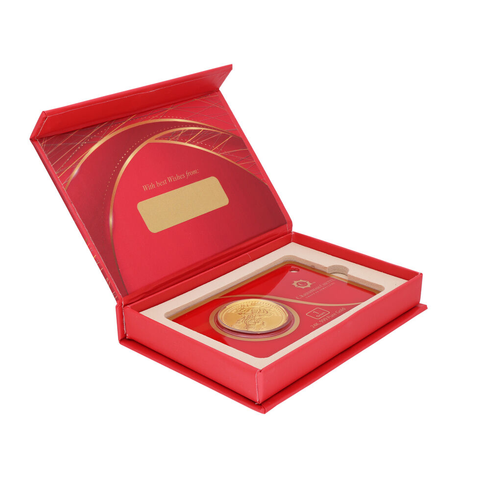 1 gm Gold Foil Coin - Lakshmi