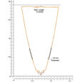 CP of black beads with a Dia PN - 2 loop