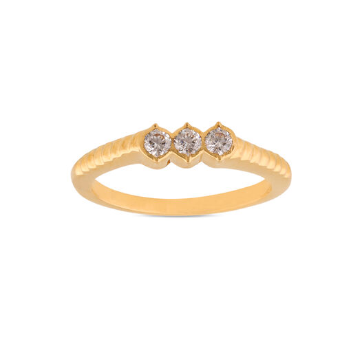 GEMSET GOLD GENTS RING IN CASTING
