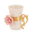 GI1114-CERAMIC GLASSES WITH GOLD S/4