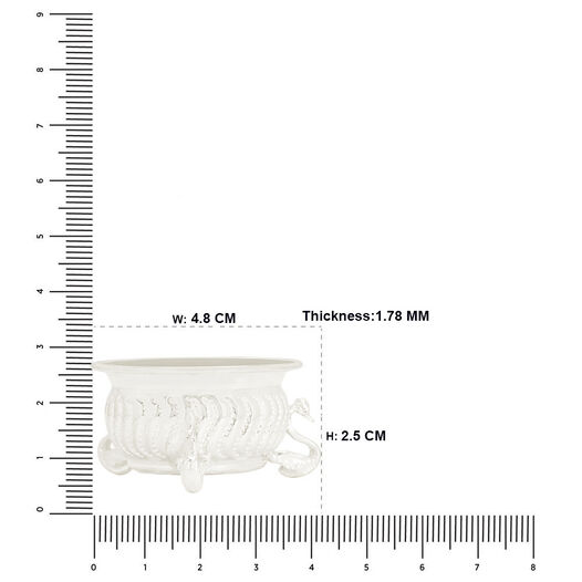 Kumkum Bowl Nakash Pattern With Leg