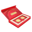 2gm Foil Coin Setof2 Pcs-Lakshmi&Ganesha